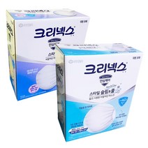 크리넥스 안심케어 스타일/슬림 쿨 비말차단 마스크 KF-AD 대형 30매 흰색 코스트코, 스타일슬림쿨마스크(30매)