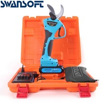 조경가위SWANSOFT 8605 전문 수공구 전기 전정 가위 파워 커터 도구 과수원 가위 정원 트리 분기 Pruner 트, 01 Scissors set box