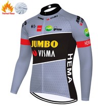 겨울라이딩복 스파이더자전거의류 쫄쫄이 져지2022 ciclismo inferno Jumbo Visma 사이클링 저지 긴 소매