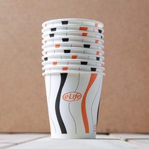 이라이프 카페일회용컵 6온스 카페 커피 종이컵 10P