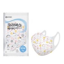크리넥스 베이비용 입체마스크, 1개입, 80개