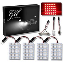 자동차 부품 램프 grandview 5050 24 rows smd led dome light room lamp t10 ba9s garland white panel 12v for, 빨간색