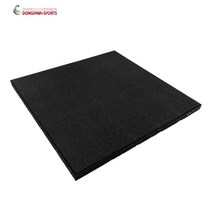 헬스장 고무매트 올 블랙 25T(50x50cm) 고무매트 헬스장 바닥재 야외용 겸용 장당판매(1장)
