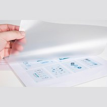 뛰어난 접착력 정전기방지 코팅지 150mic B6 간편코팅필름 신기한종이 혁신적인 용지 포토카드 코팅필름, 상세페이지참조