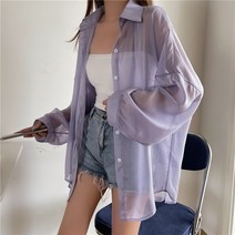 [T052] 실키 여성 남방 셔츠
