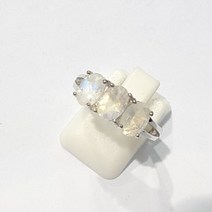 5517649-[블루케이]화이트문스톤원석반지200506-09탄생석6월