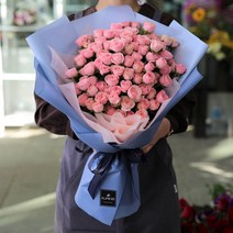 야곱의정원 자나 장미 50송이 100송이 대형 꽃다발 생화 택배 수입 프로포즈 꽃배달 생일 졸업식 선물 시상식 행사, 1. 자나 장미, M (30~50송이)