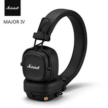 골전도스피커 Marshall-Major 블루투스 헤드폰/스피커 휴대용 무선 15 시간 재생 미니 방수 2022 락 베이, 02 Major IV Black