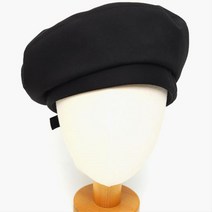 깔끔한 검정 버클 베레모 서빙 유니폼모자 여자베레모 쉐프모자