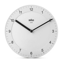 브라운 BC06W 클래식 아날로그 무소음 벽시계, 단품