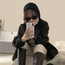 클레이스 얼굴 작아보이는 보들한 니트 바라클라바 9종 color, 블랙