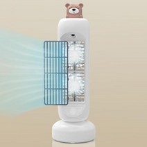 냉난방 캠핑 이동식 에어컨 캐리어 작은방 사무실 책상선풍기 Portable Air Conditioner Fan Home Table M, 01 White
