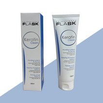 플라스크 케라틴 크림 씻지않는 헹구지않는 바르는 트리트먼트 단백질헤어로션 180ml +꼬리빗, 플라스크 케라틴 크림 +꼬리빗