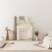[스타일러그] 체크 면100% 먼지없는 사계절 순면러그 50x70