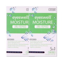 아이스웰 모이스춰 1회용 콘택트렌즈 다목적용액 7mlx5개입, 2개, 7ml