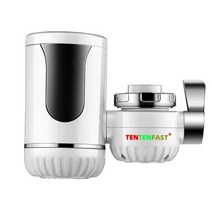 순간 전기온수기 카페 미니 온수기 설치 뜨거운 수도꼭지 인스턴트 Tankless 전기 온수기 주방 난방 수돗물, 01 Beige_01 미국