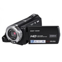 캠코더 풀 HD 16x 줌 andoer v12 1080p 휴대용 야간 투시경 얼굴 감지, 검은 색, 협력사