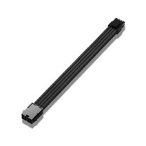 화이트 슬리빙케이블 슬리빙 케이블 암수 18AWG 슬리브 PSU 연장 전원 코드 키트 ATXGPUCPU, 24+Black