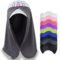 노스캐디 국산 아이스 쿨 얼굴 햇빛가리개, 화이트