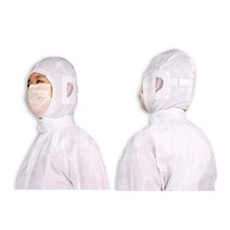 케이엠 방진 모자 제전모 무진모 크린룸 후드 H2, 화이트L