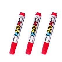 문교 마카펜(화이트보드용) 빨강색 1개