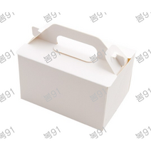 봄91 SW 조각케익 앞열림상자 중 15 × 10.5 × 9 cm, 화이트, 15개입