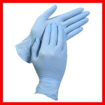 스마토 퓨어니트릴 라이트 블루 M 장갑 100개입 119-0452 스마트폰 장갑, 니트릴장갑, 블랙핸즈니트릴장갑L