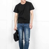 남자 라운드넥 면 티셔츠 반팔 기본 데일리 스타일 나시 민 쿨티 박스 긴팔티 쿨링티 후드 오버핏