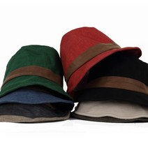 린넨 와이어 버킷햇 페도라 바캉스 나들이 여름모자