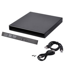 외장cd롬 dvd DVD 디비디 cd drw 외장 ODD cdrom odd 컴퓨터 플레이어 리더기 1pc 12.7mm usb 2.0 노트북 데스크탑 pc 광 디스크 드라이브 용, 없음