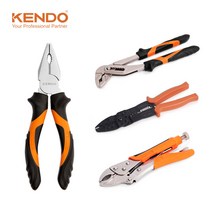 KENDO 뺀치 니퍼 롱노우즈 몽키 클램핑 바이스그립, 선택7. 클램핑 압착 250, 1개