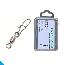 롤링 스위벨 스냅 벌크 LT004-B(50개입) 대용량 루어 에기 스냅 핀도래 낚시 채비 소품 용품 바다, 3호(30kg)-50개입