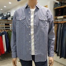 리바이스 남성 포플린 체크셔츠 긴팔(64306-0038)