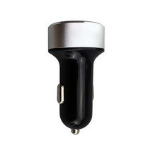듀얼 USB 2.1A 디지털 빨간색 LED 전압 전압 전 현재 디스플레이 카 충전기 전화 테이블, 은