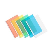 투명 칼라 PP 대용량 자료 분류 보관 파일 클리어 쫄대 홀더 10개, 투명(8010438)