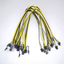 이더리움 채굴기 비트코인 채굴장 가정용 채굴부품 62cm 전원 공급 장치 어댑터 용 Pcie 연장 케이블 그래, 01 62cm cables, 05 10 pcs