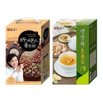 담터 호두아몬드율무차 50T 1개 + 생강차 50T 1개 총 100스틱