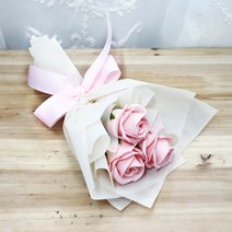 adore flower 미니드라이플라워꽃다발, 비누장미 3송이