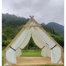 조립식 주택 짓기 삼각형 모듈하우 조립식창고 텐트 하우스 컨테이너 홈스테이 명승지, 베이지or화이트   2m X 2m