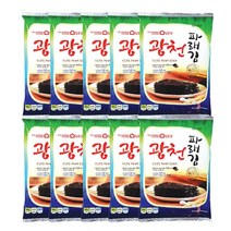 광천김 파래전장김, 20g, 10개