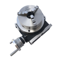 로터리 테이블 수직 수평 인덱싱 헤드 척 밀링 머신, 6인치 포함 125MM