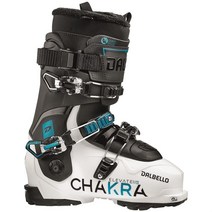 Dalbello 스키신발 Chakra Elevate 115 ID Ski Boots Womens 2023, Polar White/Black, 23.5