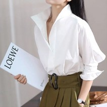 패션라인 BL6894_라베 블라우스 가을신상/프릴/쉬폰
