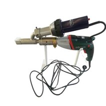 휴대용 압출 플라스틱 용접기 열풍 건 pp pe 핫멜트, 4500w 열풍 용접 건 라이트