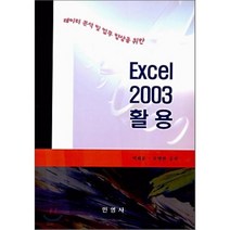 엑셀 2003 활용 : 데이터 분석 및 업무 향상을 위한, 민영사