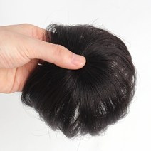 똑딱이핀 탈착 탑커버 정수리 부분가발 정수리탈모, 1개
