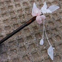 장만월비녀 봉황 죽절 전통 은 장신구 옛날 올림 머리 비녀 비성년 고풍유리목비녀 걸음걸이 핸드메이드 한복 클래식 액세서리 악세사리 머리장식녀