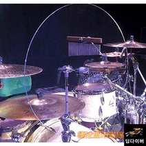 드럼방음부스 색소폰방음부스 칸막이 실드 아크릴 투명, 방음판: 24인치