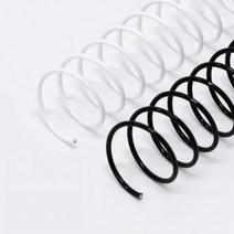 24mm 2kg 스틸코일링 200매이내제본, 검정색