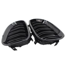 Royalways BMW E60 20042009 듀얼라인 그릴 블랙-블랙